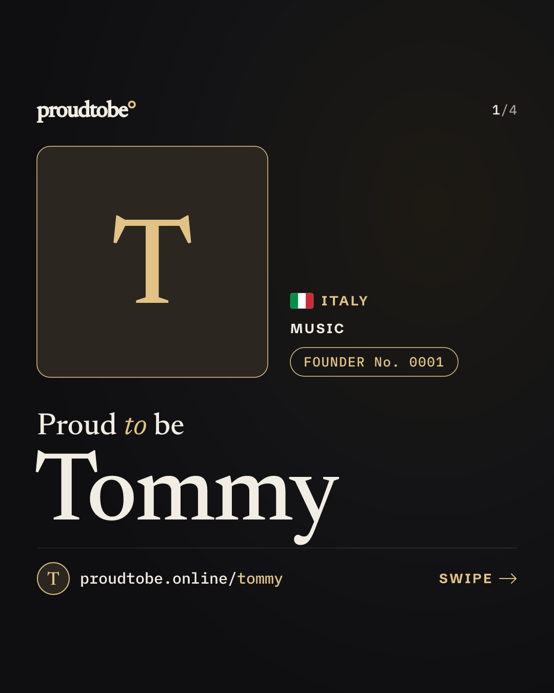 Share card 1 of 4: Who I am